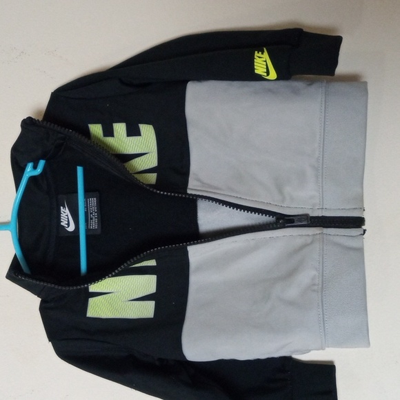 Nike Jacket Black/Grey 18 Months - Picture 3 of 7